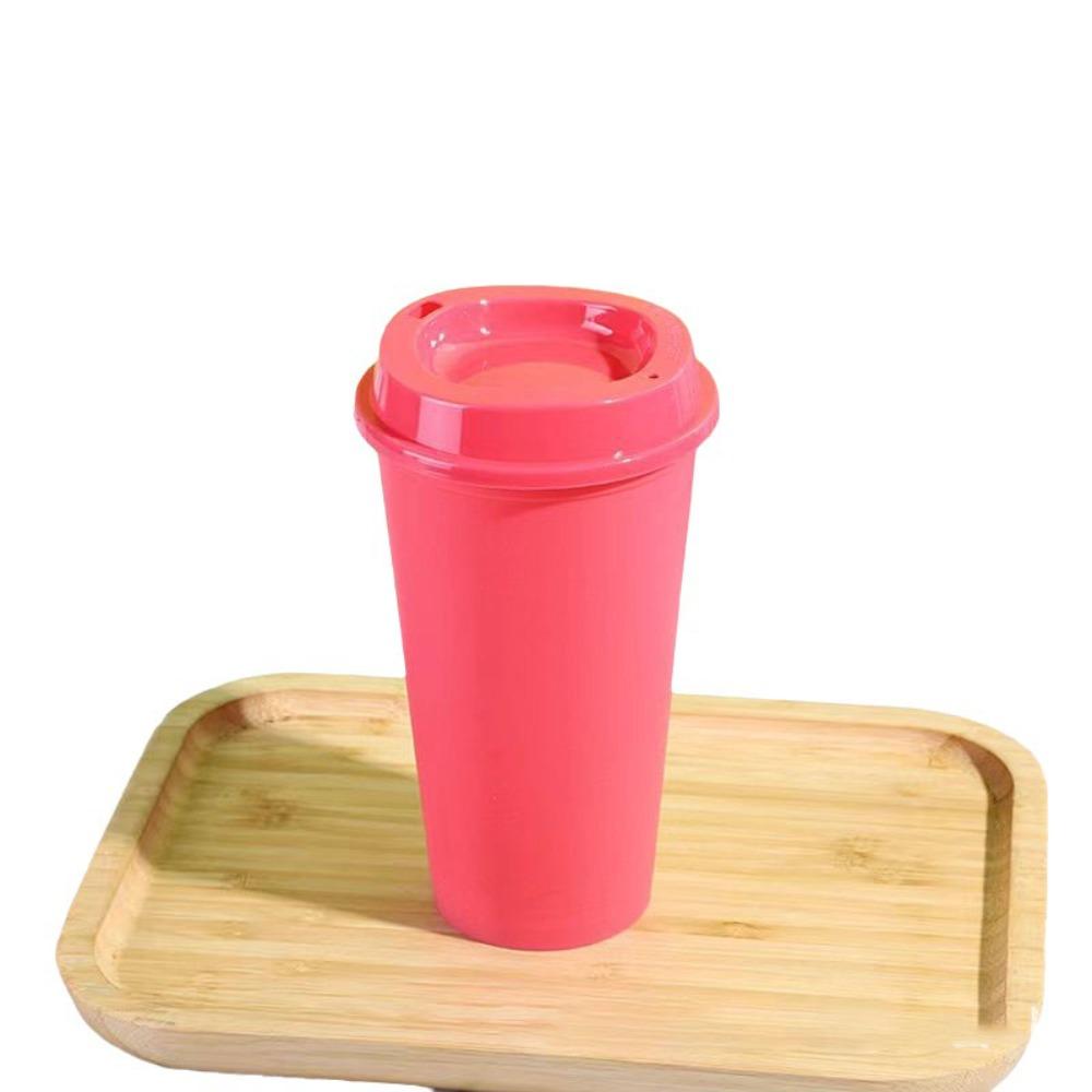 5pcs Reusable Coffee Cup 16 Oz Milktea Cup Drinkware Coffee Mug Office