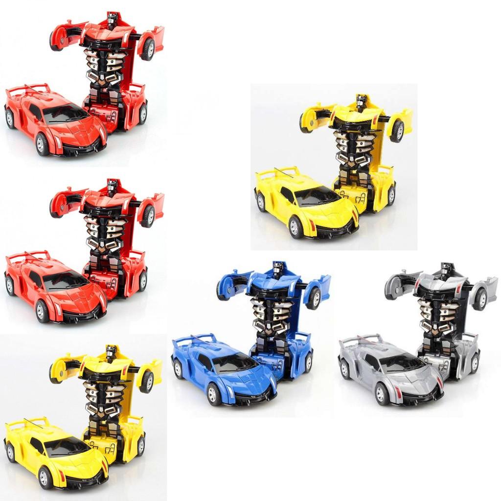Premium Quality Transforming Collision Car For Children Ideal Gift In Bright Colors