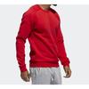 Adidas Logo Print Sports Pullover Hoodie Men Tops Light-Crimson FU6221