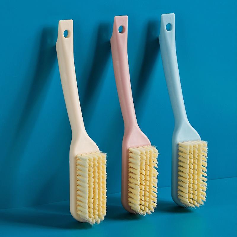 Non-Slip Long Handle Soft Bristle Cleaning Brush 1Pcs Gentle Scrubber for Laundry Shoe Washing Bathtub Tile Cleaning