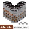 Hearing Aid Batteries A312 312A ZA312 312 PR41 RAYOVAC EXTRA 60 PCS Zinc Air Performance Hearing Aid Battery A312 DropShipping