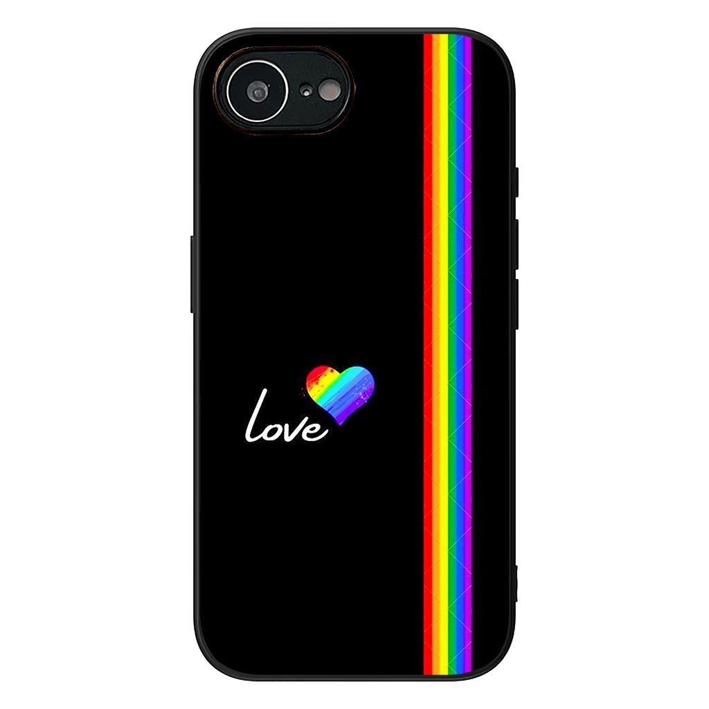 for Motorola Moto G54 G05 G24 G45 G55 G75 G85 G15 G57 G86 Power Edge 50 30 Ultra Fusion neo Pro Case love is love Rainbow LGBT