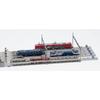 TOMIX N Gauge Vehicle Base Rail Set 91016 Silver 8 X 32 X 25 Cm