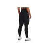 Under Armour Ua Speed Pocket Logo Print High Waist Slim Fit Nine-Point Sports Trousers Women bottoms Black 1373698-001