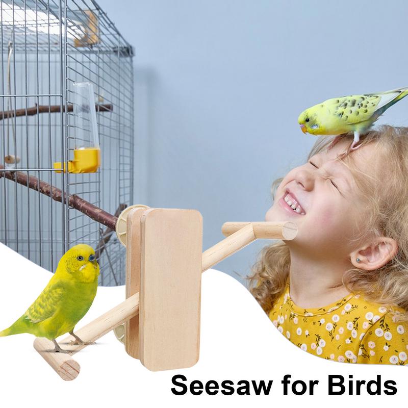 Bird Perch Stand Interactive Multifunctional Bird Perch Toy Versatile Cage Accessories For Parrots Parakeet Budgies Cockatoos