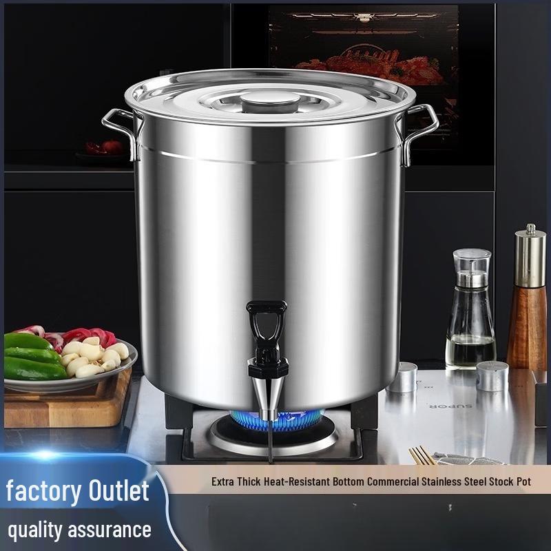 Xihe 201 Stainless Steel Heating & Dispensing Water Bucket with Faucet