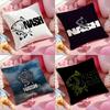 Nash Fishing Logo Pillow Case Soft Plush Fabric Double-Sided Printed Cushion Cover Warm Winter Sofa Pillow Case