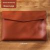 Large Capacity A4 Leather File Bag - Multifunctional Business Office Folder