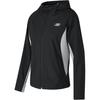 Sports Lifestyle Fleece Lined Lightweight Soft Hooded Jacket Women Jackets Carbon-Black P424W113-0018