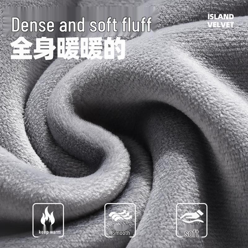 GENIOLAMODE Men's Winter Fleece-Lined Round Neck Sweatshirt