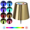 LED Table Lamp Rechargeable RGB Bottle Lamp 2000mAh Dimmable Cordless Bottle Light for Bedroom Restaurant & Bar Christmas Gifts