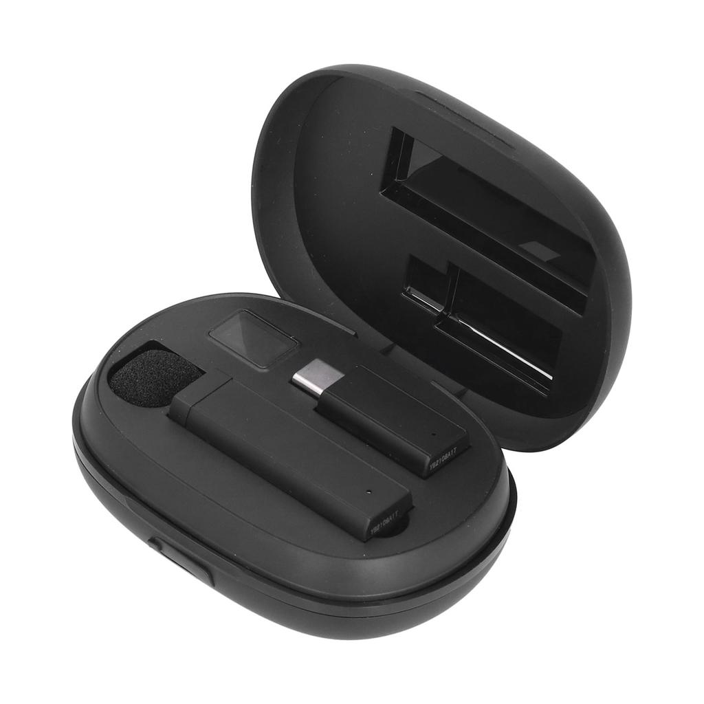 2.4Ghz Wireless Mini Lavalier Microphone Noise Reduction for Live Streaming Interview BroadcastFor