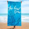 Cartoon Ocean Animal Beach Towel Kids Quick Dry Microfiber Bath Towel Summer Sea Life Pool Swim Sand Free Travel Blanket