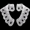 Water Soluble Lace Shoulder Collar, Milk Silk Embroidered Shoulder Collar Three-Dimensional Hollow Embroidery Corsage Diy Lace Accessories