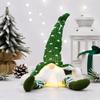 Luminous Gnome Plush Doll Christmas Decoration with Long Legs