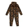 Damen Flannel Overall Loungewear Set mit Halloween-Print für den Urlaub