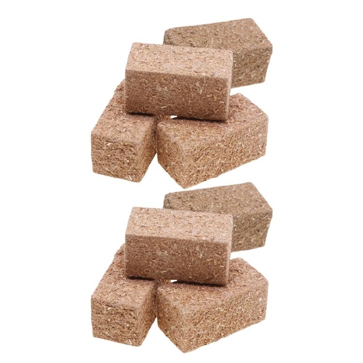 Wood Miniature Hays Bales for Creative Doll House Display Farm Theme Decoration Kids Craft Project Setting Accessories