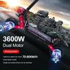 Hulajnoga elektryczna EU 2025 X7 z podwójnym silnikiem 3600W 48V 21AH Maksymalna prędkość 65-70KM/H Maksymalny zasięg 60KM 11-calowe duże koła Hulajnoga elektryczna terenowa