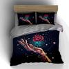 Magical rose hand. Bedding Duvet cover sets Duvet covers Pillowcases gifts (1 * Duvet Cover 2 * Pillowcases, without duvet insert)