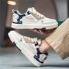 Men's Casual Shoes Korean Style Comfortable Platform Shoes New Summer Men's Breathable Lace Up Vulcanized Shoes Zapatillas