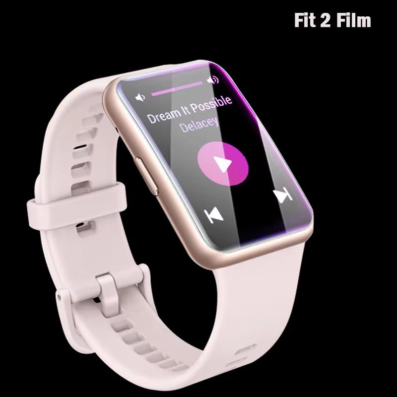 Huawei Fit 2 Hydrogel Film: HD 9D Ultra-Thin Protective Film for Huawei Fit 1/2 Watch.