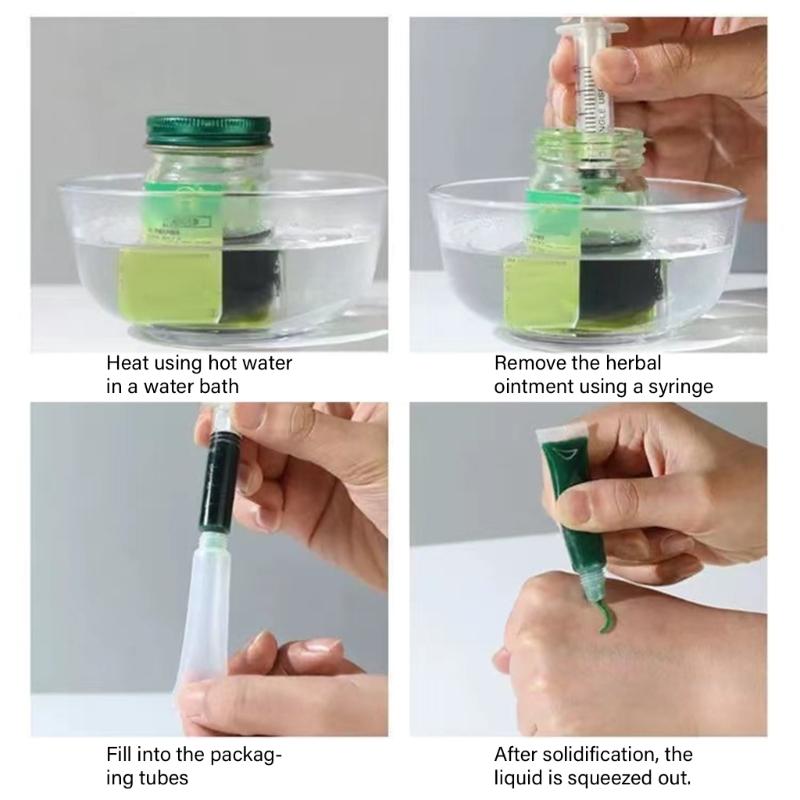 Clear Plastic Refillable Lip Balm Tubes Angled Nozzle for Precise Application Small Cosmetic Containers Empty Bottle