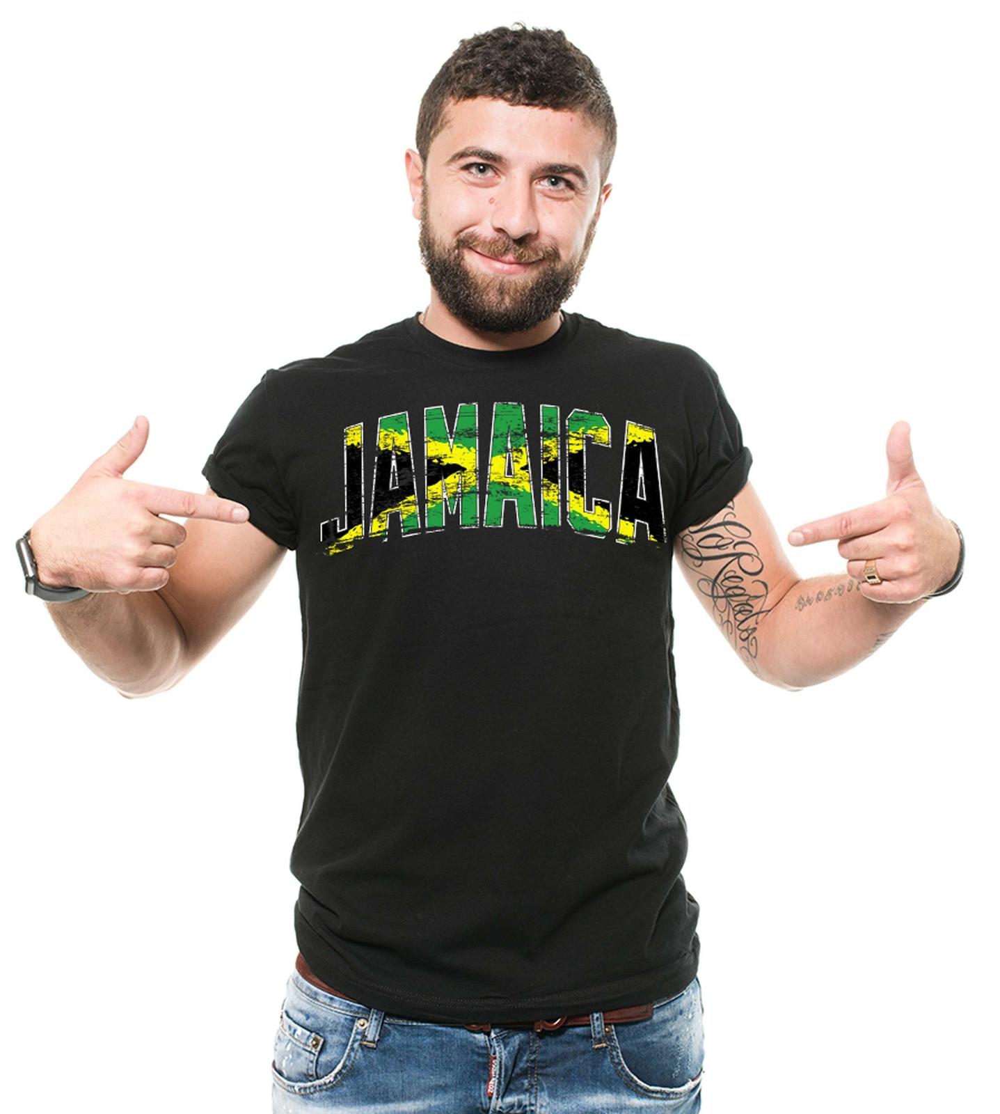 Jamaica Patriotic Tee Jamaican Gift Tee Jamaica Flag Shirt Jamaica National Tee S