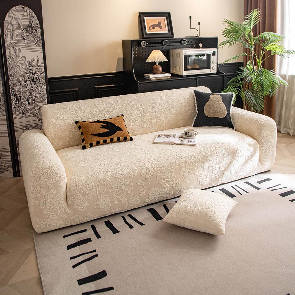 Neue Ganzjahres-Universal-Sofabezug All-Inclusive Mehrzweck-Gerade Reihe Integrierte Schutzhülle