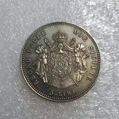 1813 Italien Jubileumsminne samlarobjekt Souvenir Silvermynt