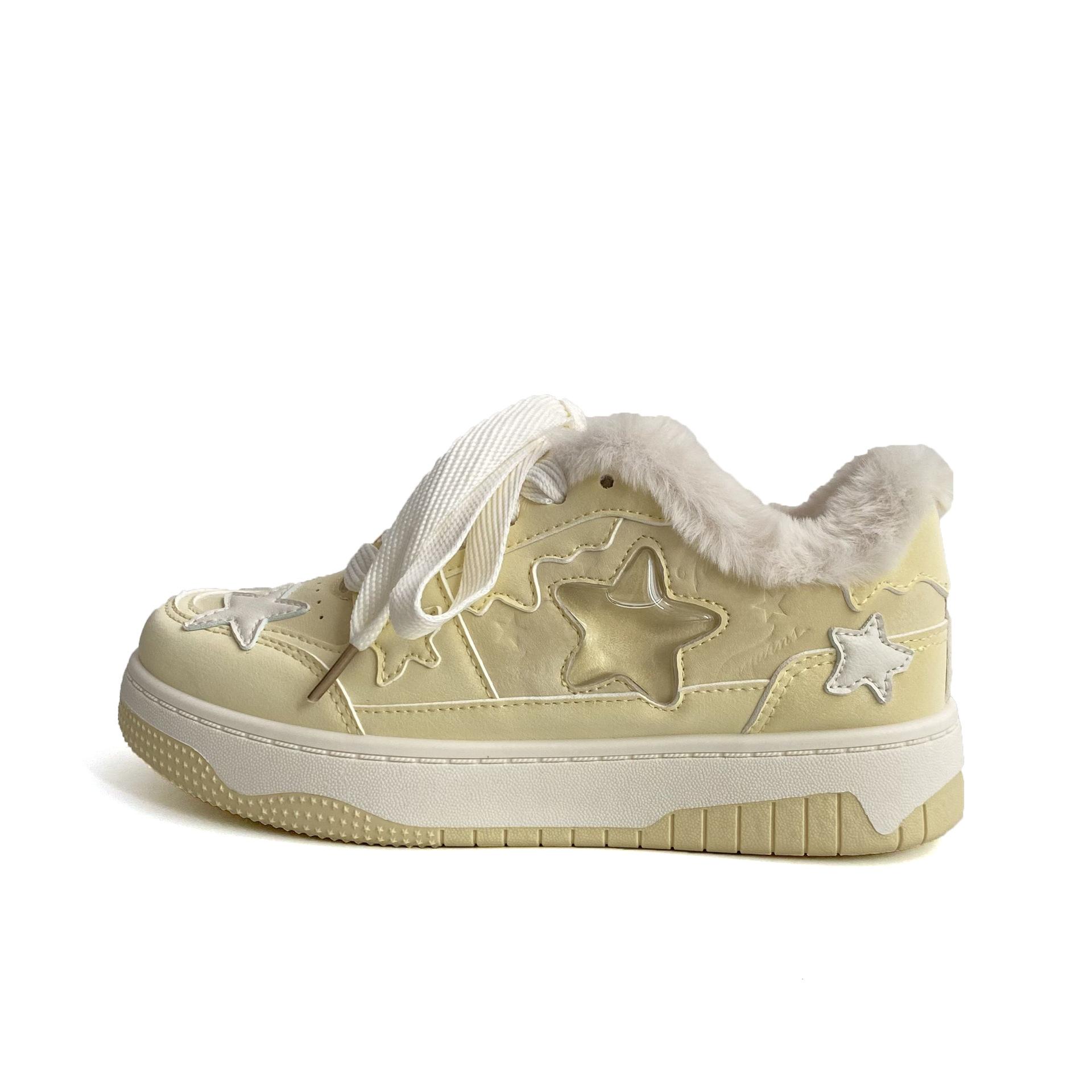 

Dexun star женские туфли зимние бархатные студенческие повседневные универсальные нишевые спортивные трендовые борцовки прилив N1211M 40