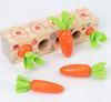 Wooden Carrot Shape Sorting Puzzle Montessori Teaching Aid (various Thicknesses)