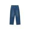 MLB New York Yankees Embroidered Logo Button Wide Leg Jeans Men Jeans 3LDPV0154-50INS