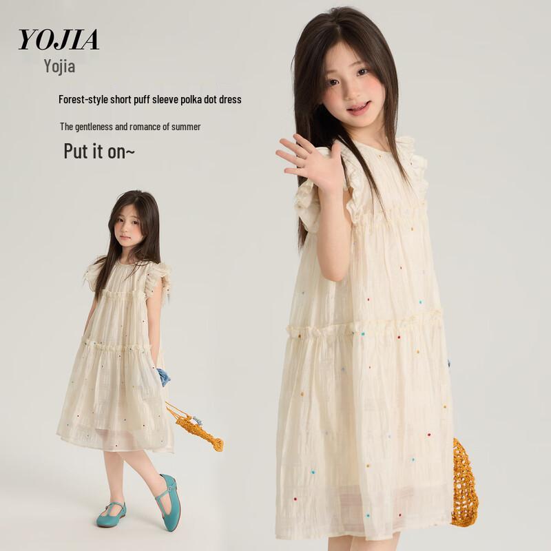 Girls Summer Polka Dot Princess Dress 110