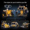 Cross-Border Wally 5-in-1 Educational Robot Toy - Smart Electric Assembly Puzzle for Kids