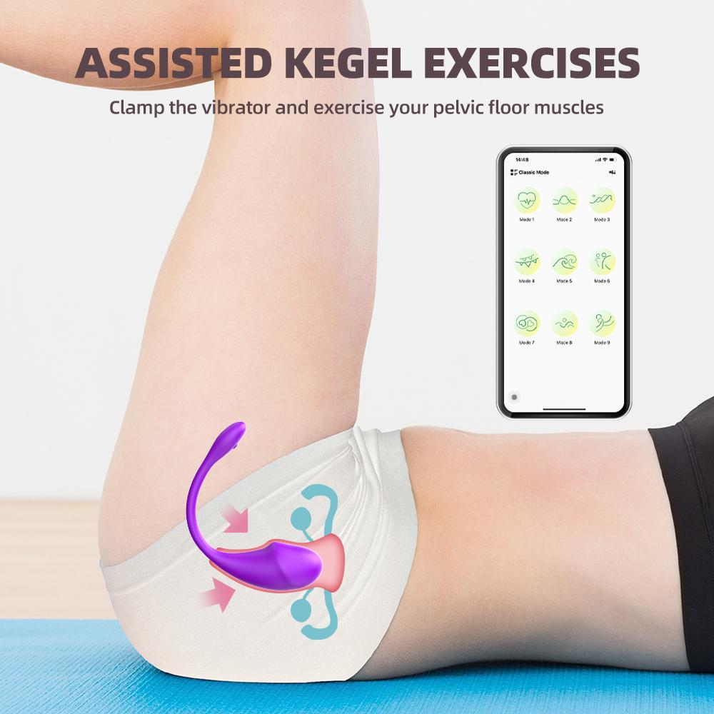 Vibrator Egg Love Egg Vagina Wireless APP Remote Control Wearable G Spot Clitoris Stimulator Vaginal Anal Massage For Women Adult Erotic Sex Toys