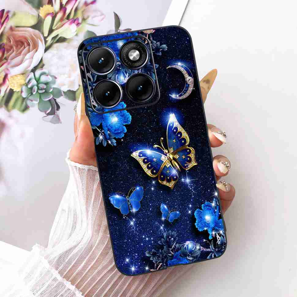 For Motorola Edge 70 Fusion 5G Case Cartoon Cat Panda TPU Black Cover For XT2605-1 XT2605-2 XT2605-4 Soft Silicone Phone Cases