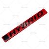Car Styling Hybrid 3D Rear Trunk Metal Chrome Zinc Alloy Emblem Badge Decal for Honda Civic Accord XR-V CR-V HR-V UR-V Odyssey ahx256