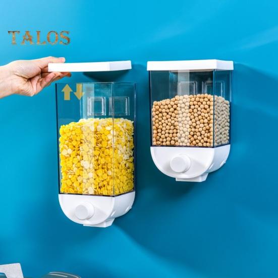 Uzavřená nádoba na cereálie Vzduchotěsná úložná nádoba Nástěnný design Velká kapacita Potravinářská Kvalita Organizér na cereálie Kávová zrna