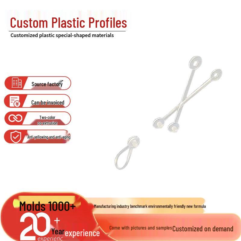 Transparent PVC Hanging Strip with Male-Female Buckle for Signs