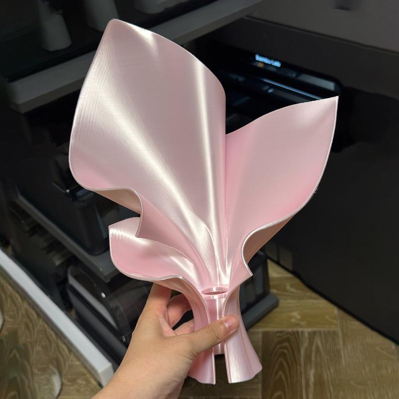 Nordic Style Flower Bouquet Vase 3D Printing Creative Desktop Ornament Modern Art Irregular Flower Display Container Office