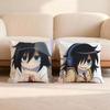 Anime T-Tomoko K-Kuroki Cushion Cover Home & Car Multi-Scene Pillow Cover - Reversible, Soft & Durable for Daily Use