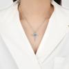 New Star Stone Pendant Fashion Love Infinite Love Cross Necklace