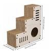 Cardboard Cat House Multi-Level Condo Replaceable for Cats