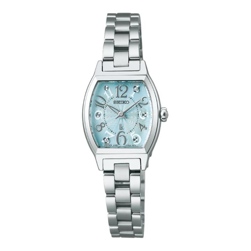 

SEIKO Happy Collection series 100 meters waterproof Quartz Steel Strap 29.2*21mm women s watch blue dial SSWA011 синій