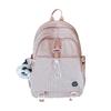 Schoolbag Campus School Bag Female Korean Edition Ins Simple Plaid Backpack High School Students Large Capacity Mori Travel Backpack