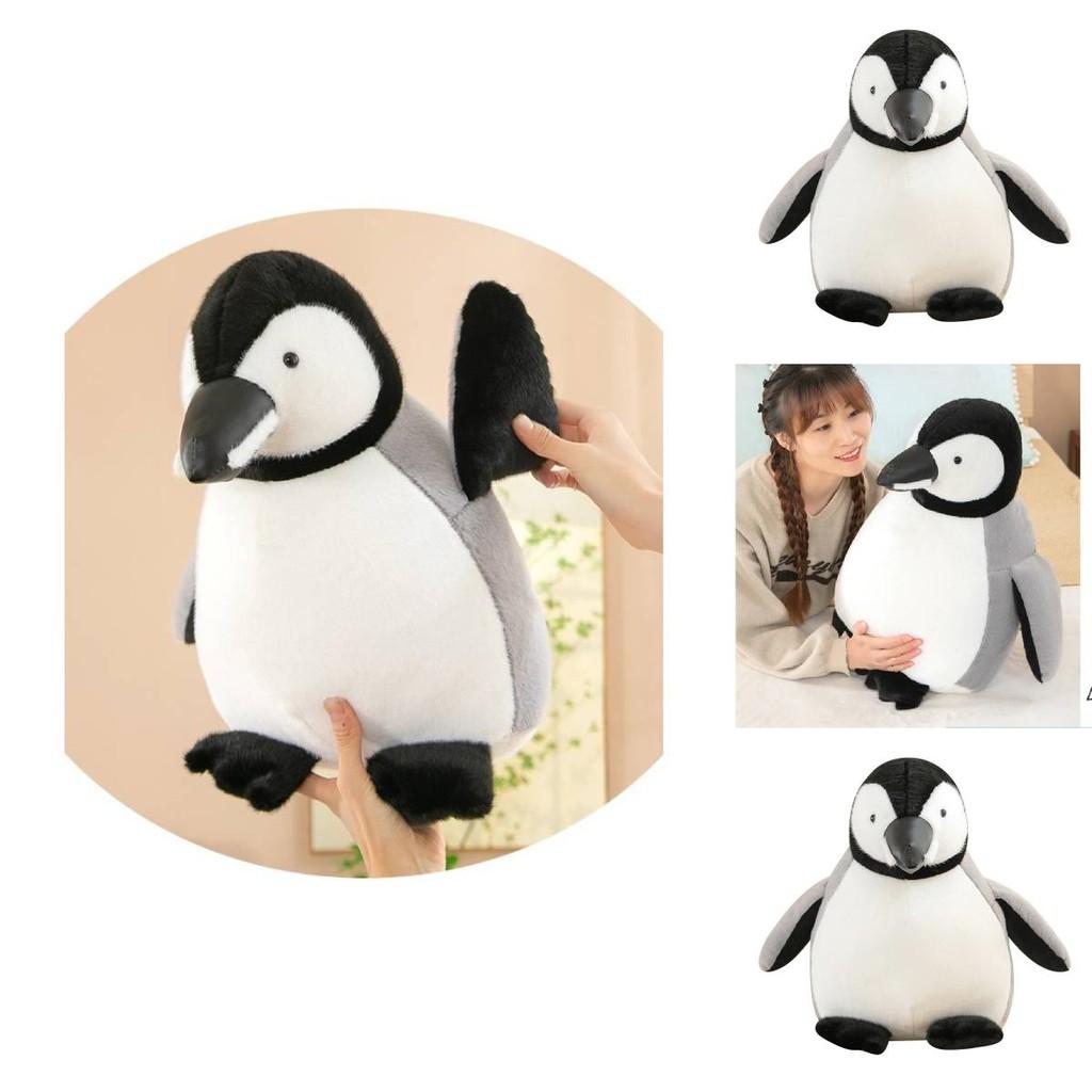 Adorable Plush Penguin Soft Toy With Custom Logo Options In Charming Grey Color