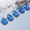 Accessory Peacock Feathers Flatback Resin Stone Rhinestone Ornament Jewelry Accessorie AB Crystal