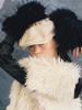 Eosseomnijeu Classic Hunting Cap_Leather Cream