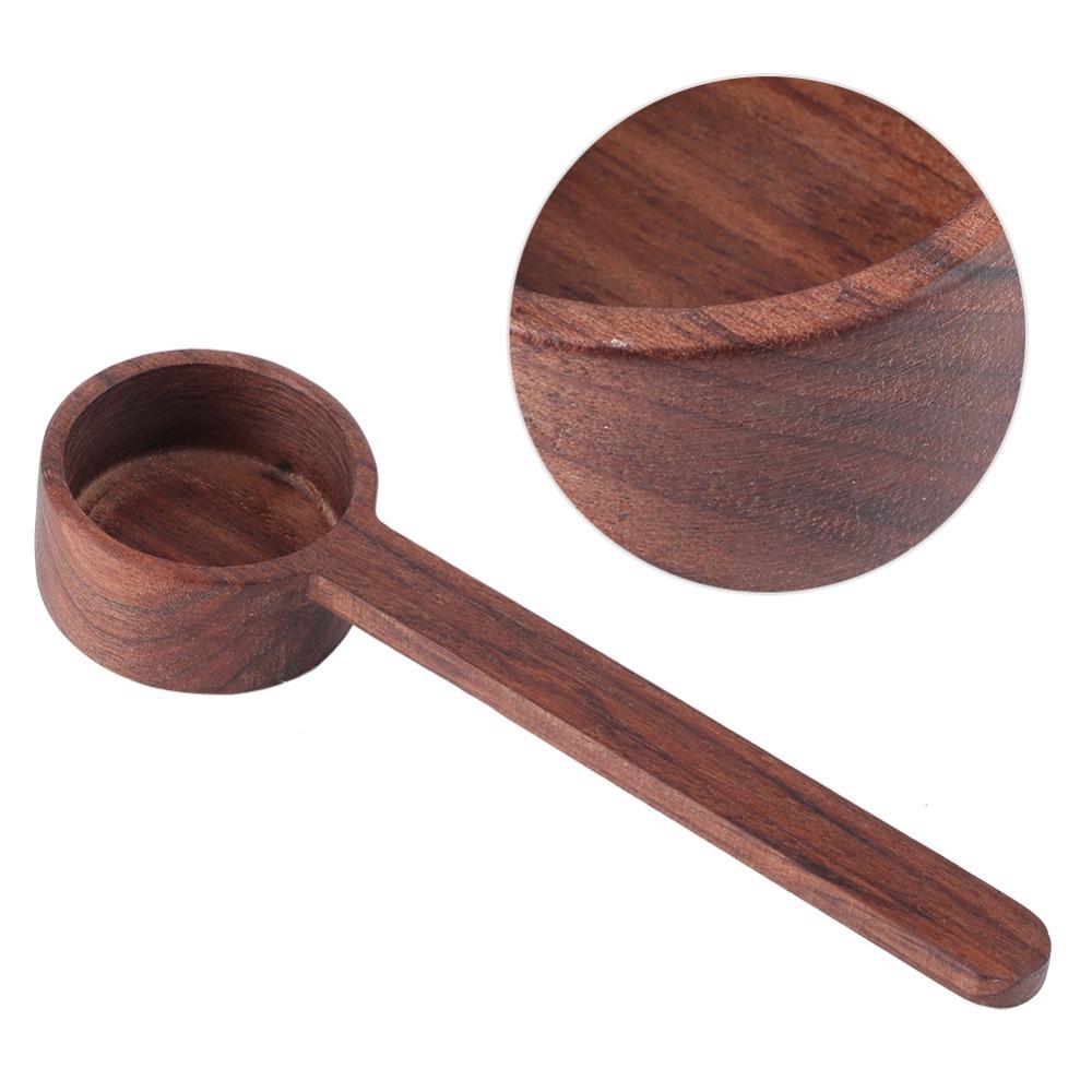 Wooden Measuring Scoop Brown Kitchen Measuring Tools Wooden Measuring Spoon  Coffee Measuring