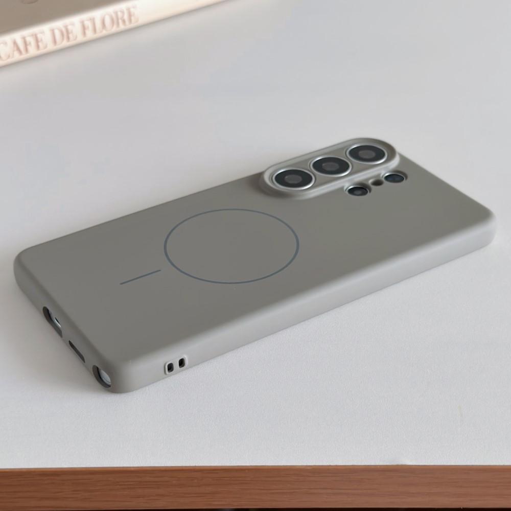 Liquid Silicone For Magsafe Magnetic Case For Samsung Galaxy S26 S25 S23 S24 S22 Plus Ultra  Soft Matte Shockproof Cover